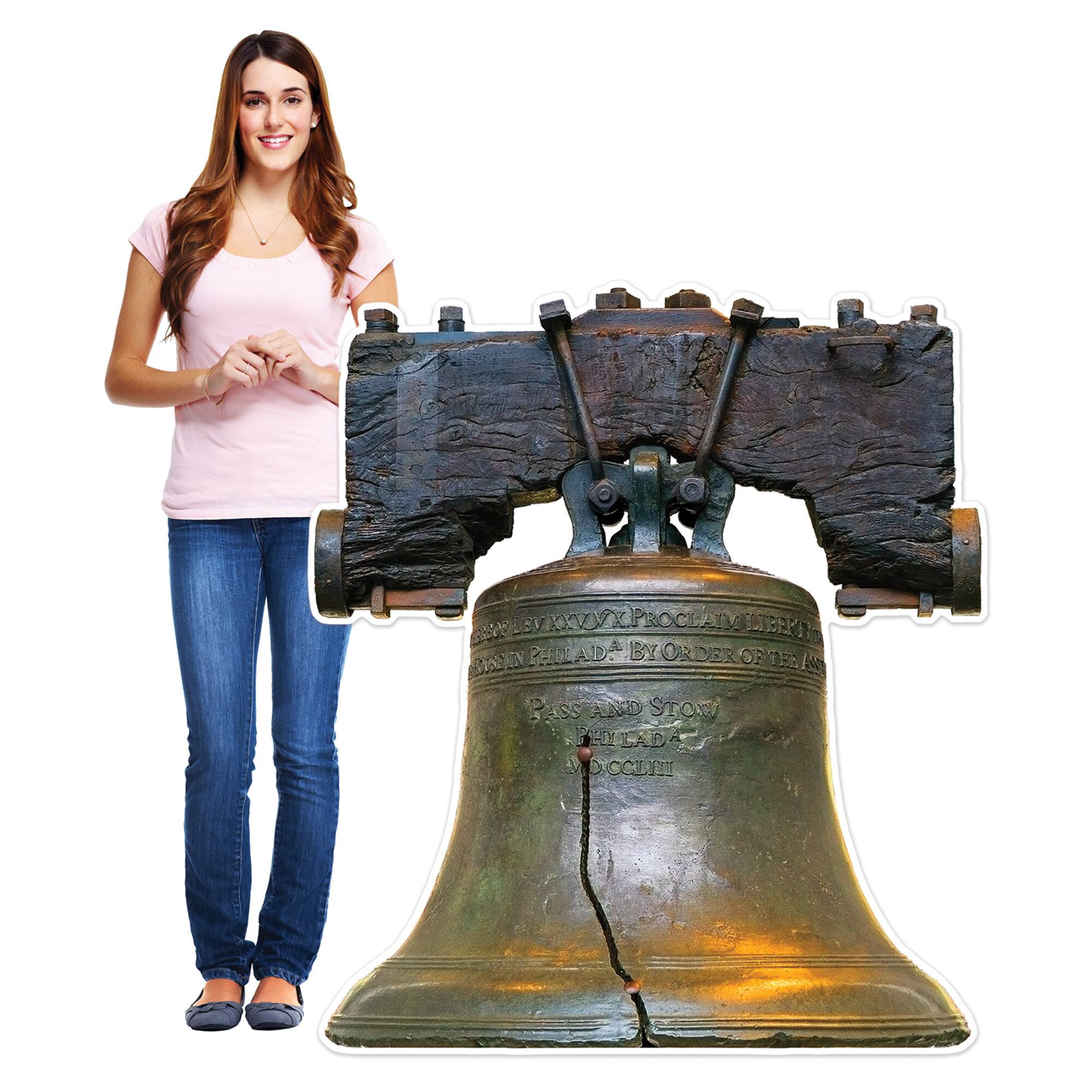 Beistle 4.3ft. Liberty Bell Stand-Up